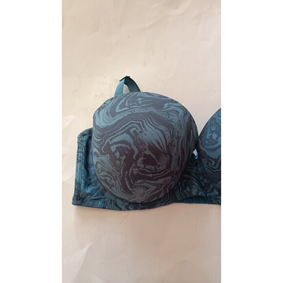 Ashley Stewart Multiway Strapless Bra Size 44 DDD Underwire Marbled Print - Picture 6 of 7